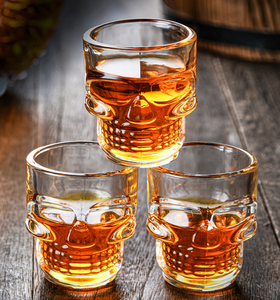 شريط واضح آمن من الزجاج بالرصاص من الزجاج ، رأس جمجمة كريستال ، زجاج ويسكي لحانة الحفلات - Product Image 3