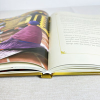 Luxe personnalisé de qualité supérieure reliure parfaite couverture souple offset photo brochure en couleur impression de magazines en carton