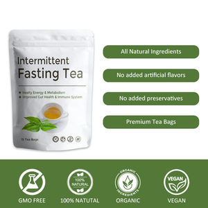 Thé aux herbes aromatisé en sachets de 15 g, marque privée, ingrédients caféine et Yerba Maté, thé pour <span class=keywords><strong>jeûne</strong></span> <span class=keywords><strong>intermittent</strong></span> - Product Image 6