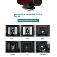Flash Godox TT350/V350 pour appareils photo hybrides A7M4/Fuji XT4 - Griffe porte-flash TTL, mesure automatique, synchronisation haute vitesse, mini