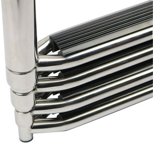 4 Bước Pontoon Thuyền Thang Thép Không Gỉ Gấp Telescoping Inboard Thang Heavy Duty Tùy Chỉnh Bơi Boong Thang - Product Image 2