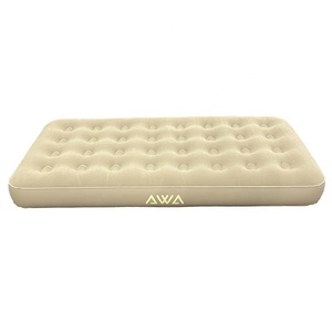 Colchón de Aire Inflable Portátil Doble de <span class=keywords><strong>10</strong></span> Pulgadas con Bomba Multiusos Integrada, Cama de Aire Plegable para Acampar, Tienda de Campaña, Viajes, Muebles - Product Image 1