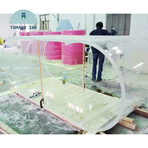 ตู้ปลาอะคริลิคทรงวงรี TOMATO INC สำหรับตกแต่งภายในเชิงพาณิชย์สุดหรู - Product Image 5