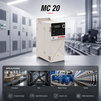 Convertisseur monophasé 0,75 kW |   Variateur de fréquence multifonctionnel 1,5 kVA, design compact, régulation automatique de tension, contrôle vectoriel sans capteur, IP20