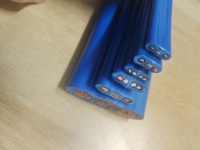 Cable de Alimentación Sumergible para Bomba de Agua de Pozo Profundo, de Cobre de Alta Calidad, Impermeable, Plano, de Goma, 3 * 12 AWG, 300 Metros/Rollo