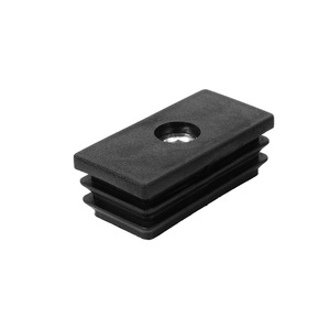 Protection de pieds en plastique M8x25x50, base rectangulaire antidérapante pour pieds de meubles et de canapés - Product Image 1