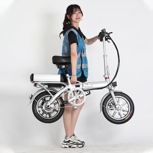Vélos électriques à 2 roues Defeima, nouveau modèle, vélos électriques pliants pour adultes, vélo électrique de 14 pouces - Product Image 1