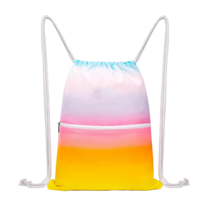 Customizable Soft Cotton Canvas <b>Drawstring</b> Backpack <b>Waterproof</b> Organic Cotton Lining Physiological Curve Back 23L Capacity for - Product Image 1