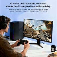 Câble Micro HDTV 4K 60Hz avancé vers USB 2.0, 18 Gbit/s haute vitesse, bleu brume, tressé en nylon, 0,2 m, pour GoPro Hero, caméra, tablette, hub