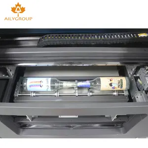 Rikang מפעל דיגיטלי UV מכונת דפוס UV6040 מדפסת עם רוטרי אבזר סין TOP1 UV מדפסת