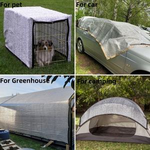 Malla de aluminio plateada con 85% de sombreado para cubrir plantas de jardín, coches y perreras - Product Image 5