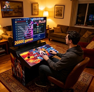 Игровая приставка TV <span class=keywords><strong>Arcade</strong></span> Game Box для 2 игроков с двумя джойстиками, 26800 ретро-игр, подключи и играй, HD-видеоконсоль для домашнего развлекательного центра - Product Image 1