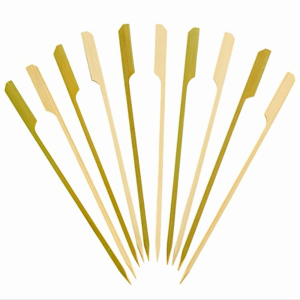 Brochetas de Bambú Teppo Sostenibles, Palitos Desechables para Kebab, para Asar en Barbacoa, Uso en Cocina, Hogar, Picnic, Restaurante, Comida, Económicas - Product Image 5