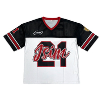 Hersteller Custom Football Jersey Man Voll sublimierte Fußballfans Outfits Stilvolle American Football Jersey Shirts