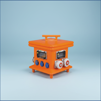Boîtier de distribution mobile étanche CHENF 12/24/36 voies, protection IP68, ABS anti-vieillissement, prise de câble électrique personnalisée