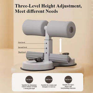 Entrenador Abdominal de Fácil Montaje, Multifuncional, Soporte para Pies con 2 Ventosas Elásticas y Cuerda de Tracción, Portátil - Product Image 2