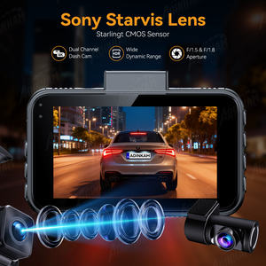 Видеорегистратор ADINKAM с двумя камерами (передняя/задняя), 4K, 5G Wi-Fi, <span class=keywords><strong>GPS</strong></span>-трекинг, супер ночное видение, встроенный G-сенсор, 2 камеры, циклическая запись, простота использования - Product Image 3