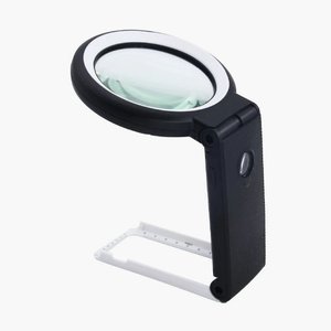 Loupe portative/de bureau avec 18 LED, lumière froide et chaude, 3 modes d'éclairage, loupe illuminée - Product Image 5