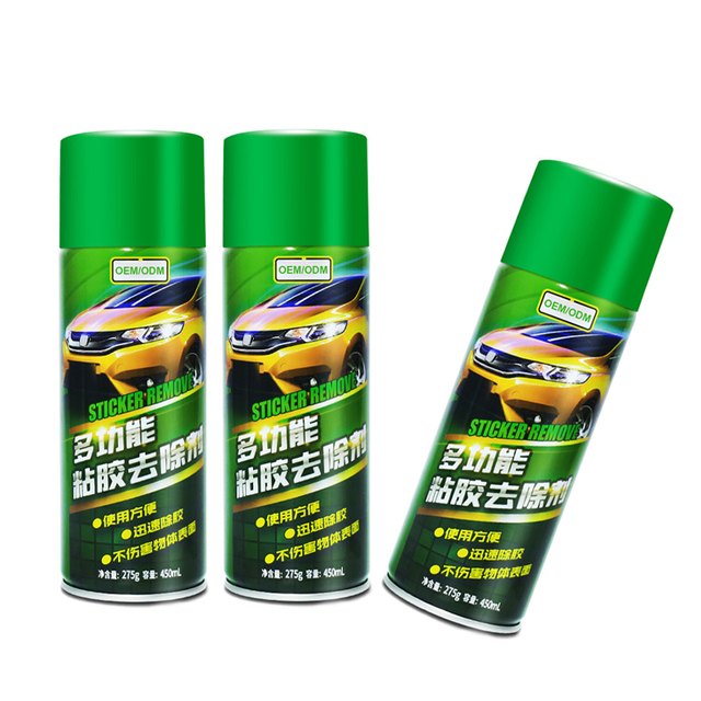 High Quality Glue Sticker Remover Spray Removable Adhesive Solvent Cleaner Removal for Car Window