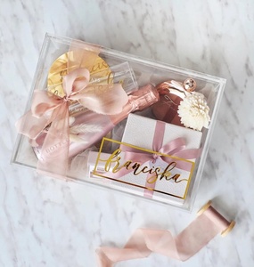 Hộp Lưu Niệm <span class=keywords><strong>Acrylic</strong></span> Trong Suốt Logo Tùy Chỉnh OEM Cá Nhân Hộp Quà <span class=keywords><strong>Acrylic</strong></span> - Product Image 3