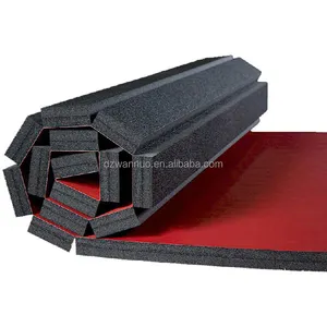 Fabriek Direct Tapijt Gebonden Schuim Mat Vloermat Voor Gymnastiek Cheerleading Training Xpe Gym Roll Mat