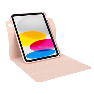360 étui <span class=keywords><strong>de</strong></span> protection en cuir rotatif en rose bébé pour 10.9 "iPad 10e génération porte-<span class=keywords><strong>crayon</strong></span> aimants <span class=keywords><strong>de</strong></span> sommeil Angle <span class=keywords><strong>de</strong></span> support réglable - Product Image 4