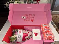 Boîte cadeau florale surprise personnalisée pour les fêtes, impression couleur, design pliable pour la Saint-Valentin, boîte d'expédition en carton ondulé