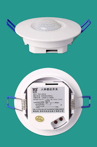 Sensor de <span class=keywords><strong>movimiento</strong></span> infrarrojo de <span class=keywords><strong>techo</strong></span> de alto voltaje, <span class=keywords><strong>Detector</strong></span> PIR empotrado, Sensor IR, ajustable para interiores, 1 unidad - Product Image 2