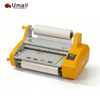 Laminadora de Rodillos Calientes Oficial para Escritorio, 380 mm, 14.96 Pulgadas de Ancho, Modelo FM-3820, Maquinaria para Procesamiento de Papel, para Laminación en Caliente y en Frío