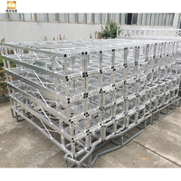 Estructura de Aluminio Plegable y Portátil de 200*200 mm, Estructura Giratoria de Seis Lados para Techo, Plataforma Redonda o Estructura de Iluminación con Certificado TUV