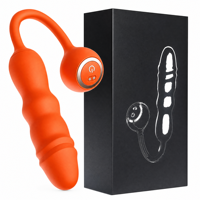 Vibrateur télescopique pour femmes, jouet sexuel en silicone pour point G, rechargeable magnétique, vente en gros