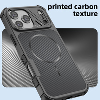 Funda Protectora Híbrida de TPU+PC Personalizada OEM, a Prueba de Golpes, con Protección en las Cuatro Esquinas, Compatible con Carga Inalámbrica