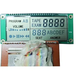 Hunan เครื่องวัดพลังงาน4.7นิ้วโมดูล LCD เซ็กเมนต์ TN สำหรับการควบคุมในอุตสาหกรรมในบ้านอัจฉริยะ