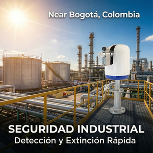 Canon à eau automatique WCR-10, débit de 20 L/s, portée de 50 m, moniteur d'incendie électrique pour entrepôt - Product Image 4