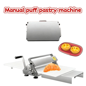 Laminoir à pâte manuel portable à manivelle pour pâtisserie, idéal pour la maison et les petites boulangeries - Product Image 1