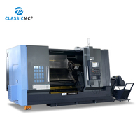 Tour CNC à banc incliné TCK700 avec contre-épingle hydraulique stable pour le tournage continu d'arbres de transmission longs