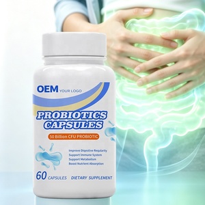 Cápsulas Probióticas OEM de 50 Mil Millones de UFC, Suplemento para la Salud Intestinal y la Belleza, Probióticos para el Bienestar Diario y el Equilibrio Natural - Product Image 1