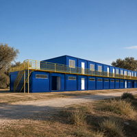 Maison préfabriquée avec panneaux sandwich isolés pour dortoir de travailleurs Casa Prefabricada Para Dormitorio De Trabajadores