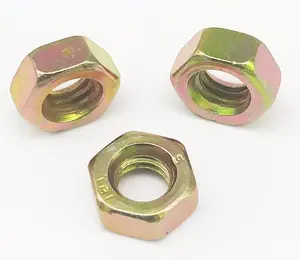Customized High Grade Brass Hex Nuts Standard Iso4032 Din934 Hex Nuts