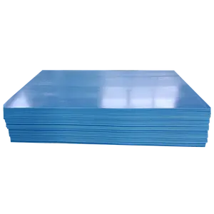 HDPE遮阳罩面板，带定制uhmwpe/HDPE聚乙烯板/片/块12英寸HDPE 300片蓝色6毫米