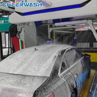 Máquina de Lavado de Autos Automática con Secadora, Máquina de Lavado de Autos Sin Contacto, Totalmente Automática, Pequeña