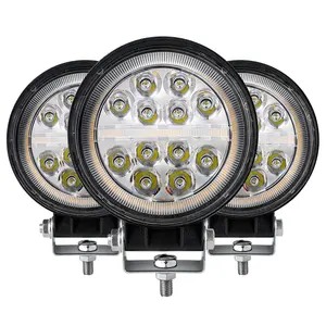 Barre lumineuse de travail étanche Led, lumière à large faisceau, lampe de conduite, pour Suv, bateau, Jeep, camion, 36/54w