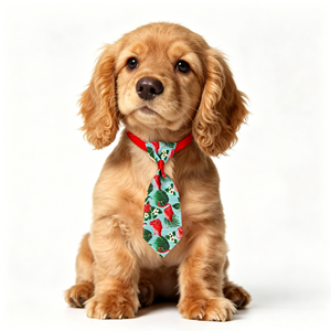 Cravate réglable pour animaux de compagnie avec imprimé flamants roses tropicaux et fruits pour petits chiens et chats - Product Image 2