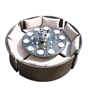 Thiết Kế Mới Nhất Mây Wicker Đồ Nội Thất Bộ Sofa Và Bảng Đặt Mây Đồ Nội Thất - Product Image 1