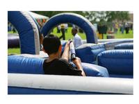 Nouveau jeu de labyrinthe interactif gonflable de conception pour le parc d'attractions