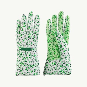 Guantes de Jardinería de Algodón con Puntas Texturizadas Antideslizantes, Muñequera Elástica, Uso General, Sin Látex, Sin Polvo - Product Image 2