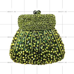 Sac à main de soirée classique pour femme, mini pochette scintillante en cristal et strass, pour fête formelle - Product Image 4