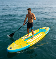 Planche à pagaie gonflable portable InflaToGo en gros avec pompe et pagaie pour adultes et jeunes, sport nautique d'été