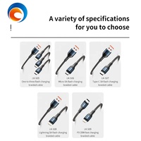 LUOLANGKE Datenkabel USB 5A Handy Flex kabel Für iPhone Apple Ladekabel Schnell ladung Großhandel Fabrik preis