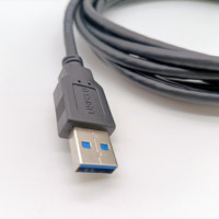 Cable de Impresora USB 3.0 AM a BM de Alta Velocidad (5 Gbps) con Conector en Ángulo Recto, Cable de Extensión con Conductor de Cobre Puro y Blindaje Trenzado para Computadora